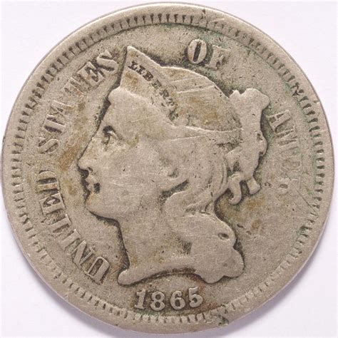 1865 Three-Cent Nickel - Numismax