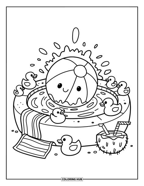 75+ Beach Ball Coloring Pages for Kids & Adults (Free Printable PDFs)