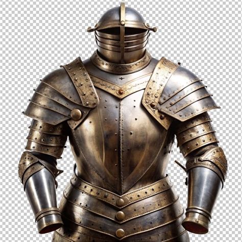 Medieval armor on transparent background | Premium AI-generated PSD