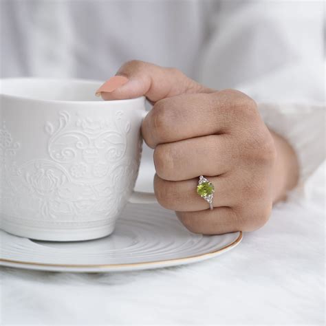 Peridot Earrings Studs: Handcrafted 925 Silver Peridot Studs – The ...