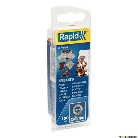 Rapid 5000409 Eyelets Ø4 mm 100 pieces