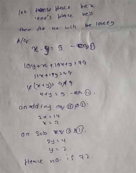 The digits of a two digit no differ by 5.If the digits are interchanged ...