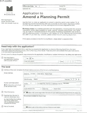 Fillable Online How to do a VicSmart application for Monash City ...