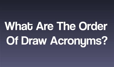 Blood Draw Tube Order Acronym at Bambi Foust blog