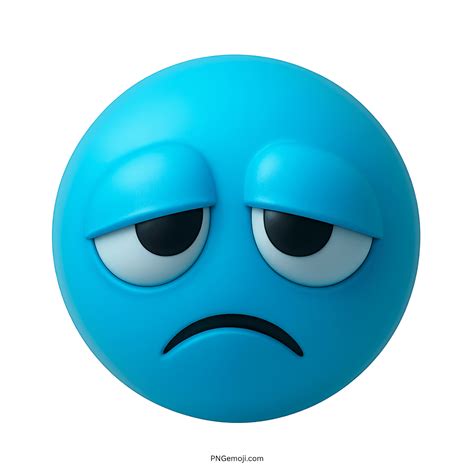 Goofy Ahh Sad Emoji PNG, ClipArt, Vector 3D Image FREE » PNGemoji.com