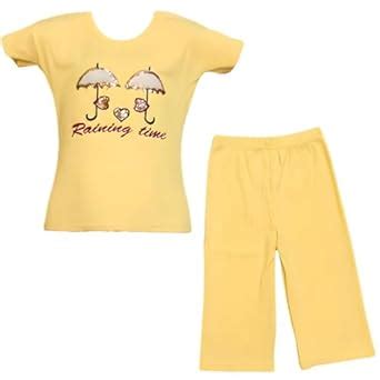 Buy Girls' Yellow Co-Ord Set – T-Shirt and Pant Outfit | Comfortable ...