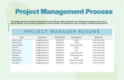 Image result for Project Management Process and Knowledge Excel File