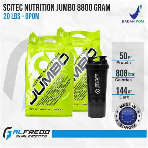 Jual Scitec Nutrition Jumbo Gainer 8800 Gram Weight Gainer 20 lbs ...