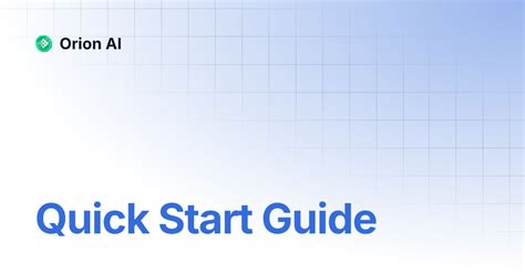 Image result for Orion Tutorial Download