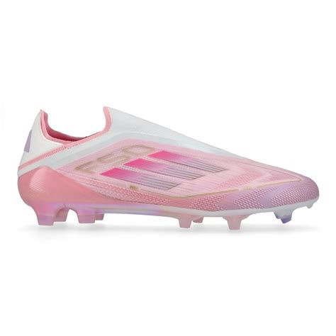 adidas F50 Elite Laceless FG Lamine Yamal 304 - Clear Pink/Purple Glow ...