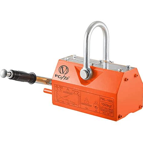 VOLTZ 1000KG (2200lb) Permanent Magnetic Lifter – Heavy Duty Magnet ...