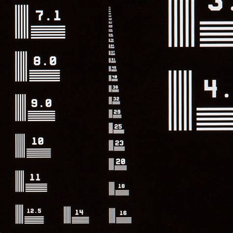 Image result for Lens Resolution Test Chart