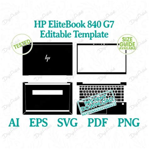 Buy Hp Laptop Skin Template Online In India - Etsy India