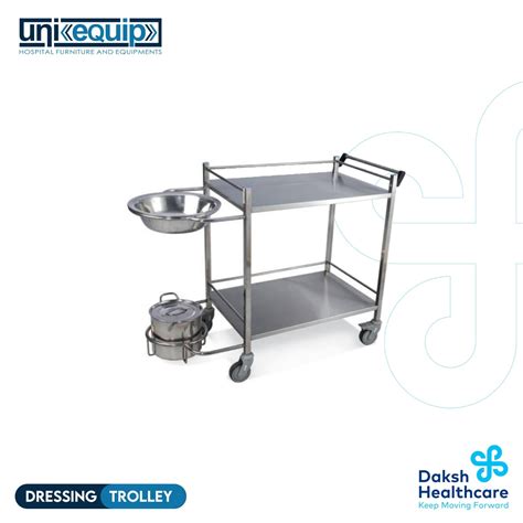 Uniequip Medical / Dental / Hospital Instrument Trolley with Bucket ...