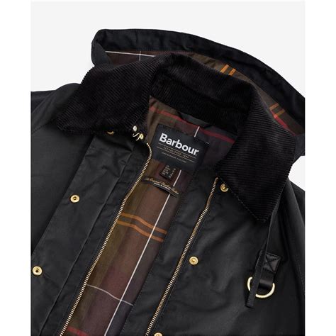 Barbour | Reighton Spey Waxed Jacket | Women | Black/Classic | Flannels