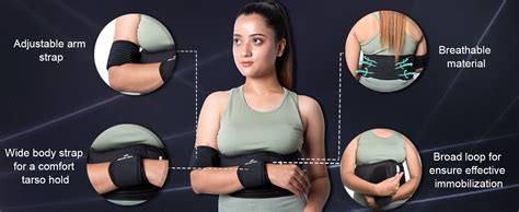 Buy Wonder Care Shoulder Immobilizer Brace Shoulder Arm Support Belt ...