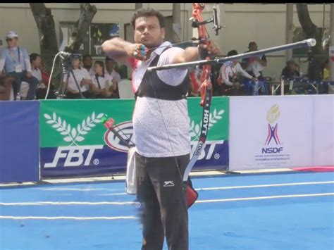 Vivek Chikara bags gold at the Asian Para Archery championships in Bangkok