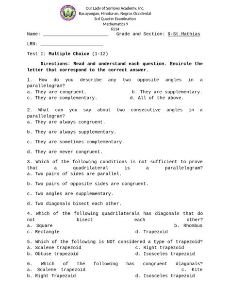 Image result for 3rd Week Class 9 Math