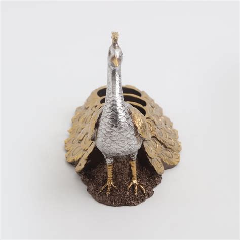 Buy Corsica Mayur Polyresin Peacock T-Light Holder from Corsica by Home ...