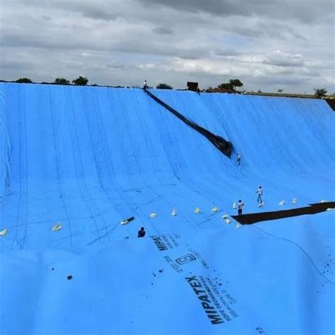 HDPE Geomembrane Pond Liner - HDPE Geomembrane, Blue Pond Liner for ...