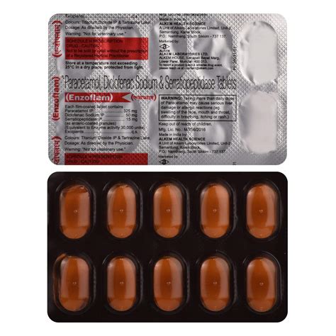 Enzoflam- Strip of 10 Tablets : Amazon.in: Health & Personal Care