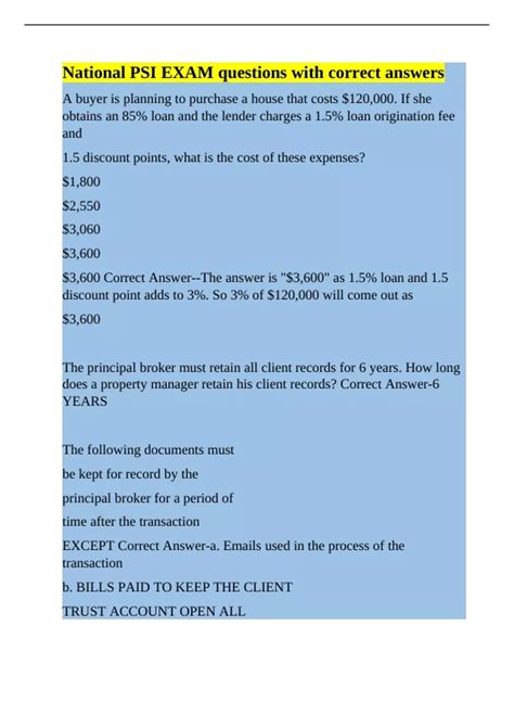 Image result for PSI Exam Tips