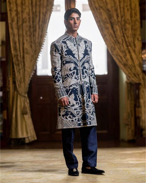 Shop for black sherwani set for men online India