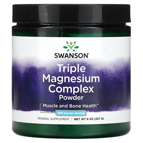 Swanson Triple Magnesium Complex Uk at Carmen Elliott blog