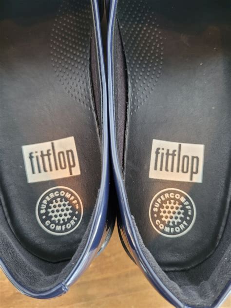 Fitflop Womens Fringe Loafer, Navy Blue Loafer Size 5 - Gem