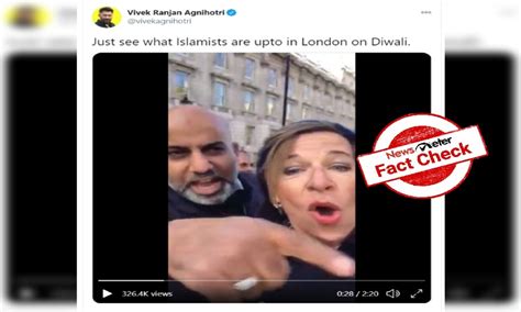 Fact check: Filmmaker Vivek Agnihotri shares year-old video of British ...