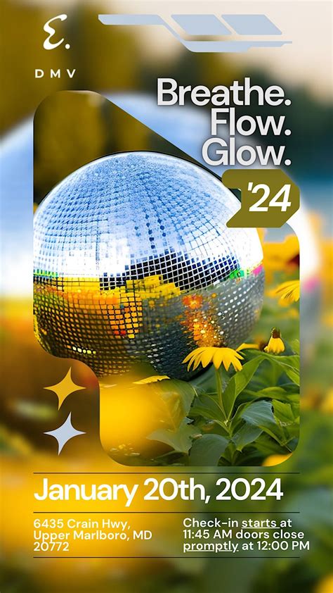 Breathe. Flow. Glow., Trading Spaces DMV, Upper Marlboro, 25 November ...