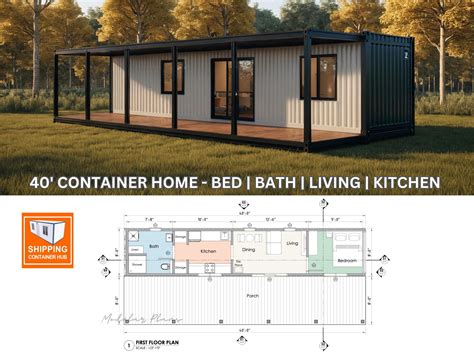 Exploring 40 ft Shipping Container Home Plans - Best Affordable Small Shipping Containers Homes ...