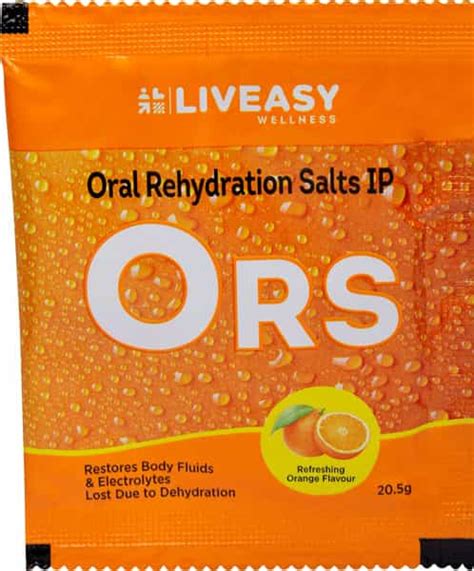 Buy LIVEASY WELLNESS ORAL REHYDRATION SALTS-20.5G SACHET -ORANGE ...