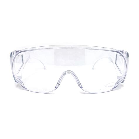 ANSI Z87.1 Fit Over Oversized Shield Clear Safety Glasses - Walmart.com