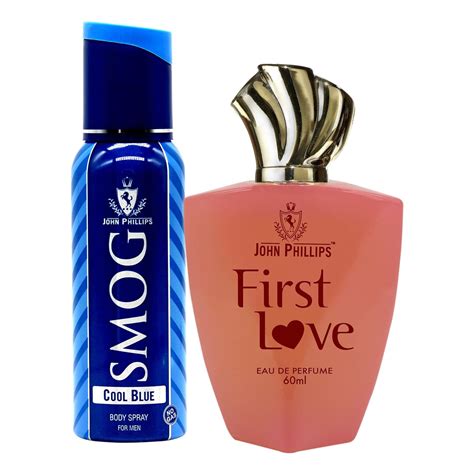 Buy John Phillips Men & Women FIRST LOVE & SMOG COOL BLUE DEO | Long ...