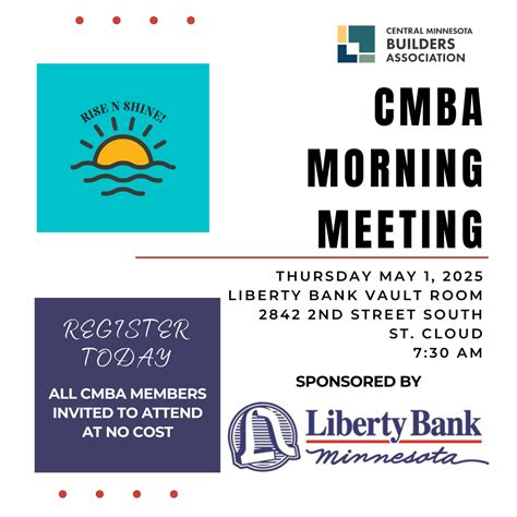 Rise N Shine Membership Meeting 5.1.25 Sponsored by Liberty Bank ...