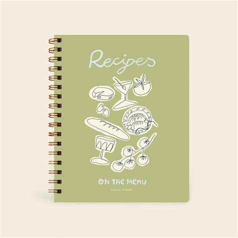 Al Fresco | Spiral Recipe Journal | Papier US