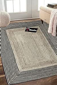 Buy Housine® Carpet Hand-Woven Natural Jute Braided Carpet Mats ...