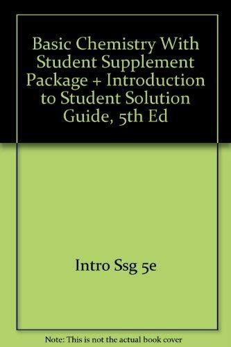 Buy Basic Chemistry with Student Supplement Package and Introduction to ...
