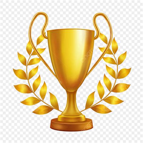 Trophie White Transparent, Beautiful Trophy, Golden Trophy, Hand Drawn ...