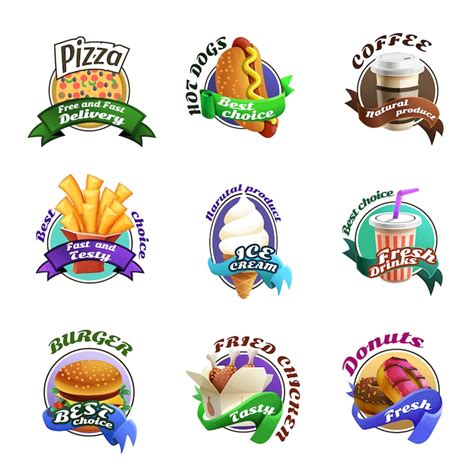 Fast food logo design Images - Free Download on Freepik