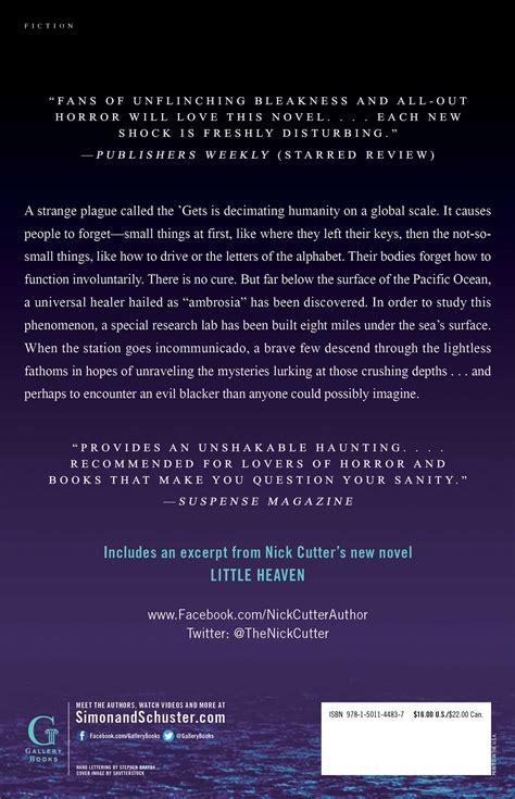 The Deep | Book by Nick Cutter | Official Publisher Page | Simon & Schuster
