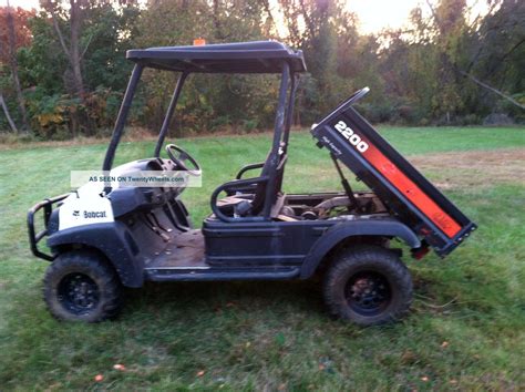 2008 Bobcat 2200 Kubota Diesel 1350 Hours Utv Utility Vehicle Dump Truck