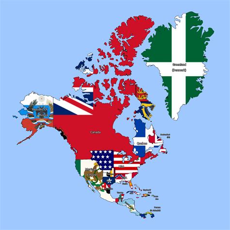 Political Map of North America In the Year 2023 in my Alternate History ...