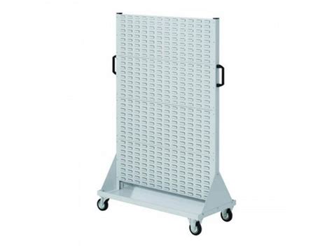 Chariot format 2 4x panneau perforé RAL 7035 : RASTERMOBIL | Contact ...