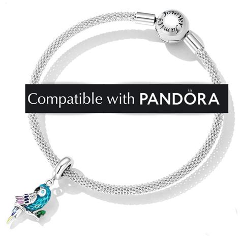 Parrot Charm, Bird Charm and Pendant, Handcrafted Sterling Silver ...