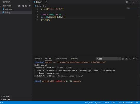 Image result for Python Code Run in Code Runner