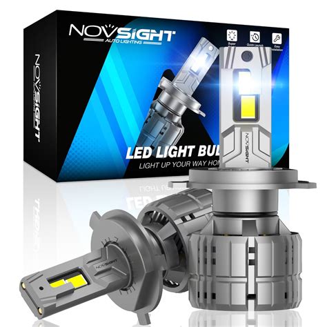 Novsight N60 H4 LED Headlights - 200W,40000LM,6500K India | Ubuy