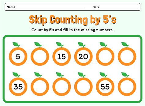 Skip Counting by 5 worksheets: Fun and Educational Activities for ...