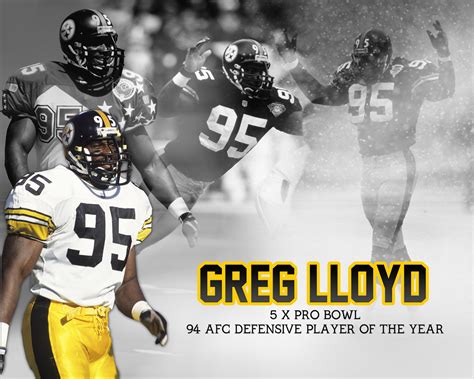 Super Steeler's, Greg Lloyd, 1988-1997. | Pittsburg steelers, Steelers ...